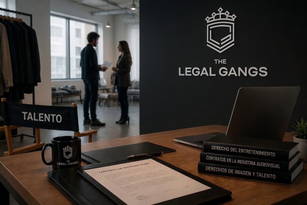 Representación de talento en México en entorno de producción audiovisual con asesoría legal estratégica para artistas y creadores